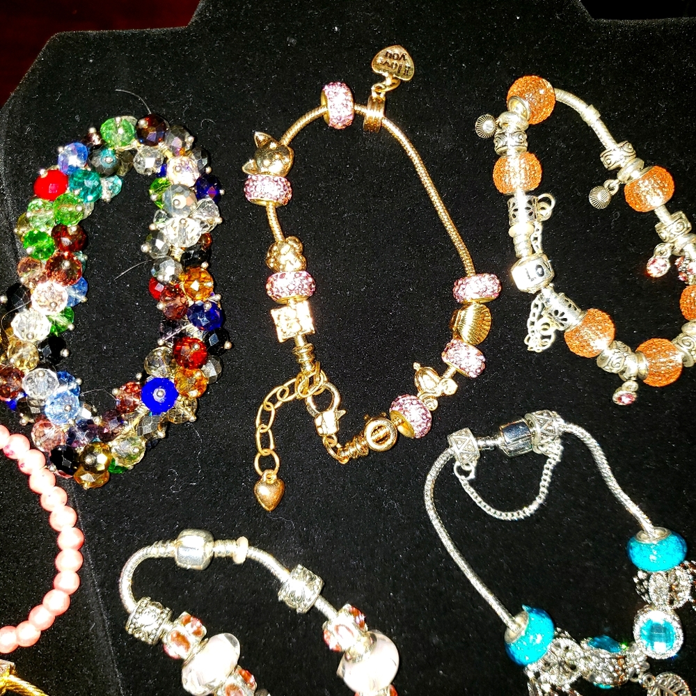 Various bracelets